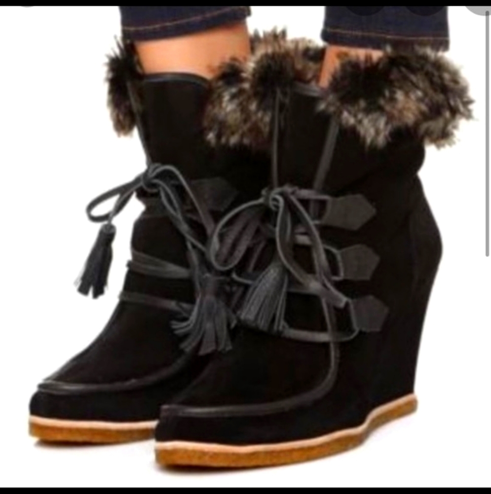 Splendid Targan Lace Up Booties